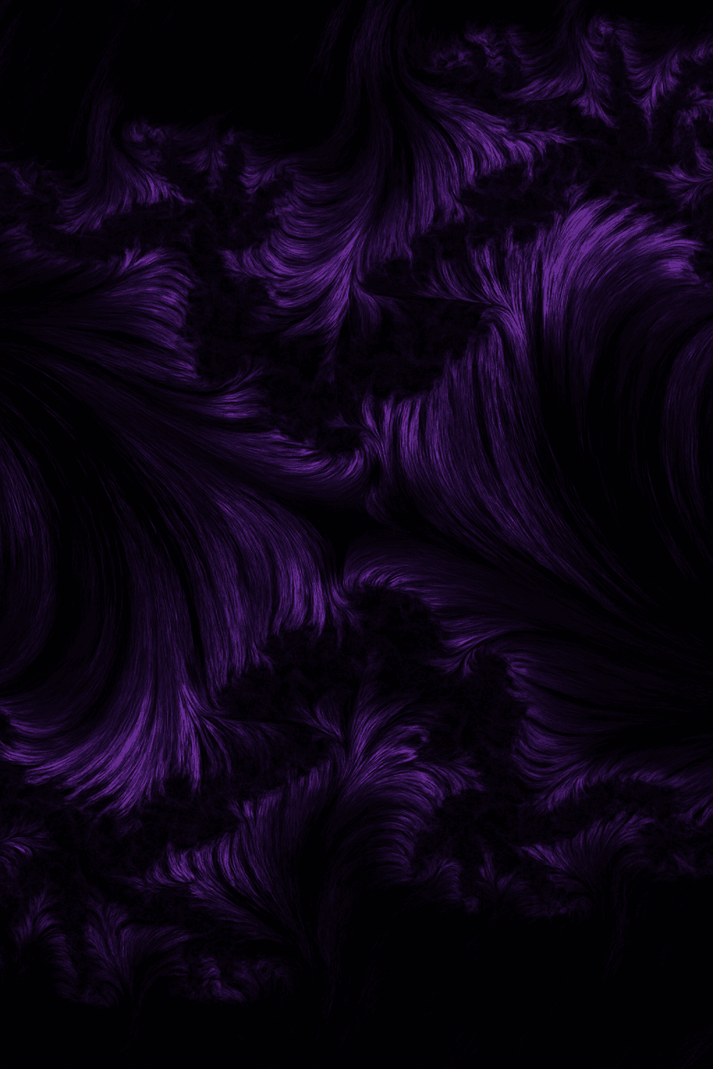 Abstract violet signal field for Lampstand