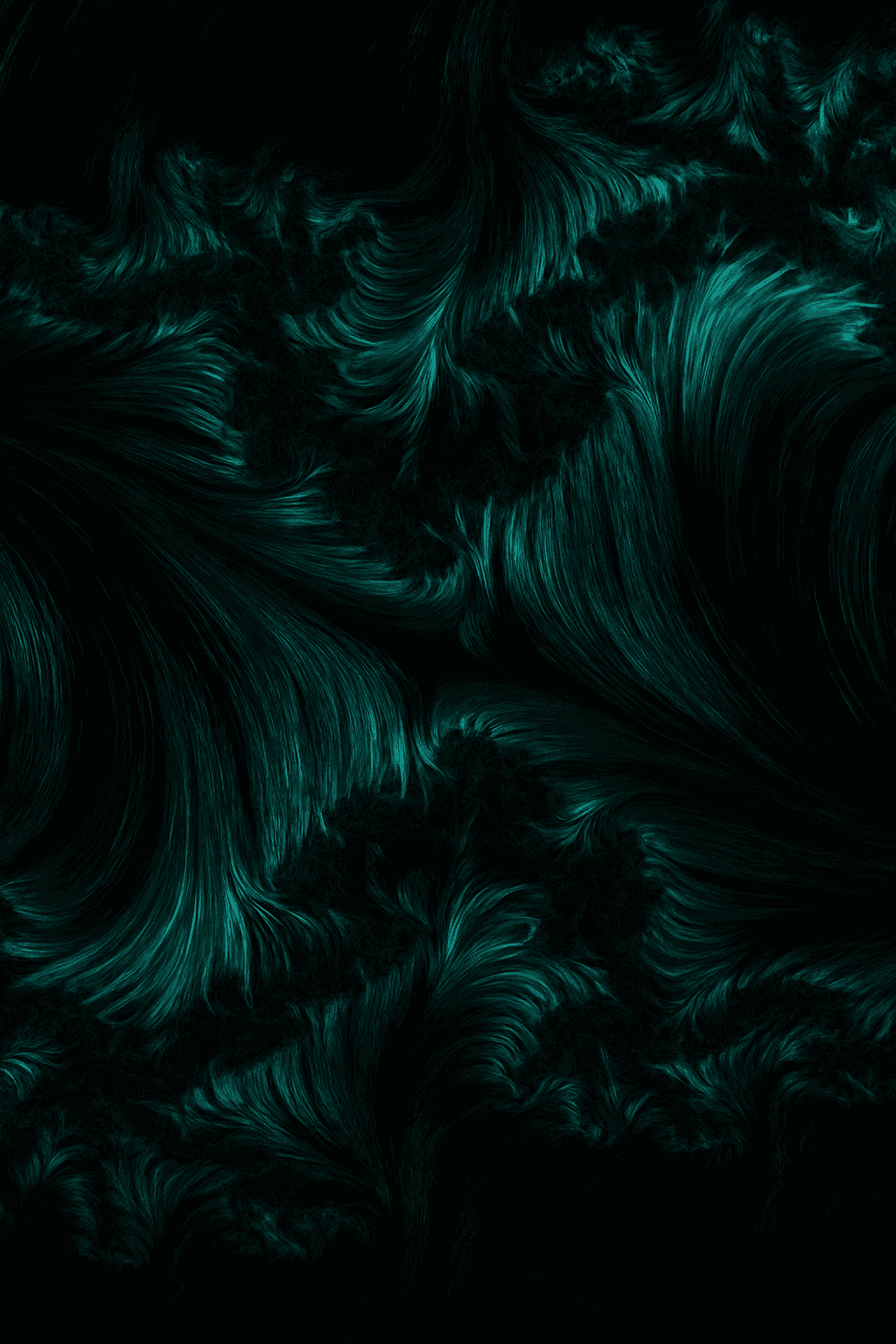 Abstract teal signal field for Aevum