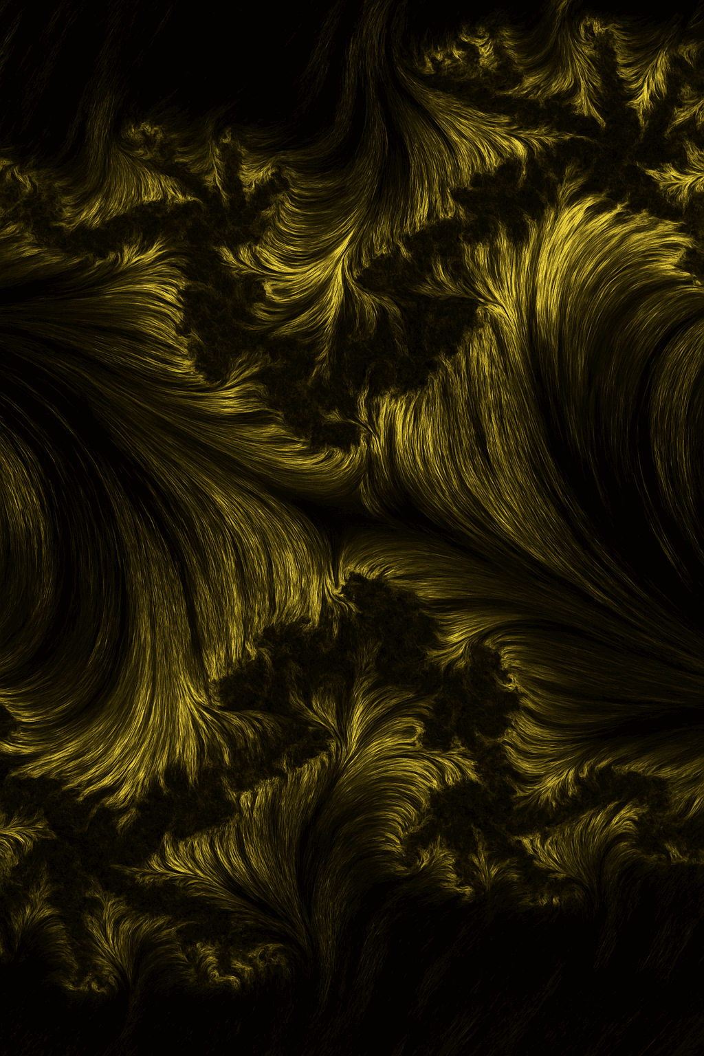 Abstract gold signal field for Klued